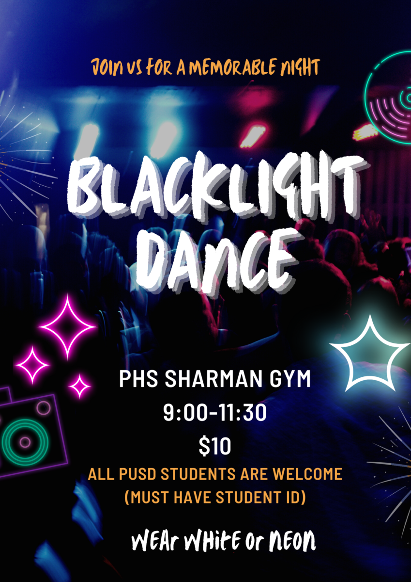 Come to the Blacklight Dance TONIGHT!