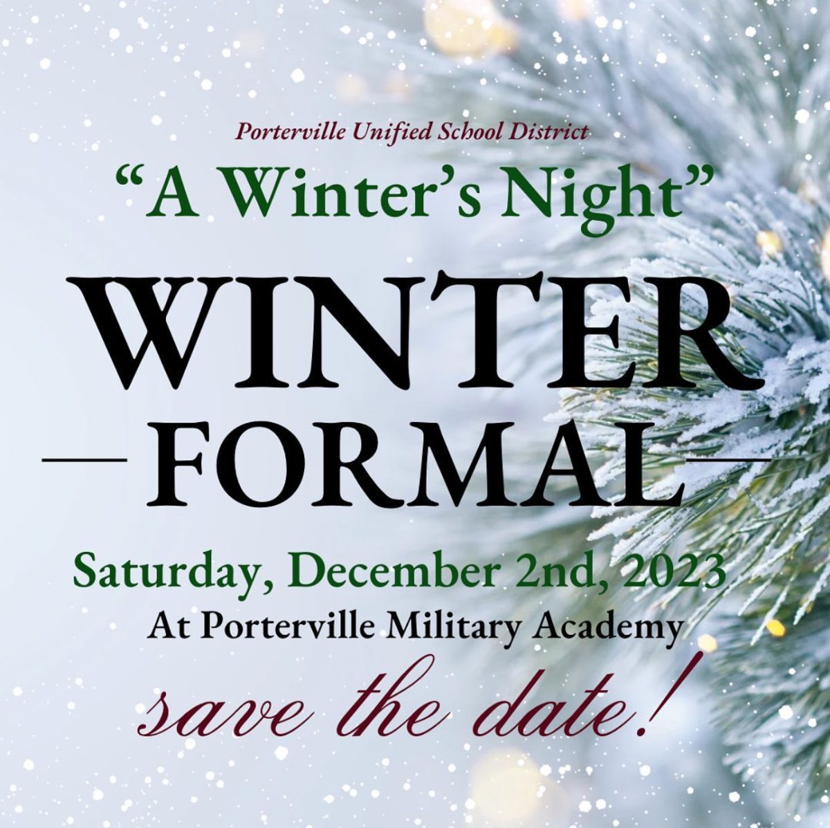 A Night to Remember: A Winters Night Winter Formal