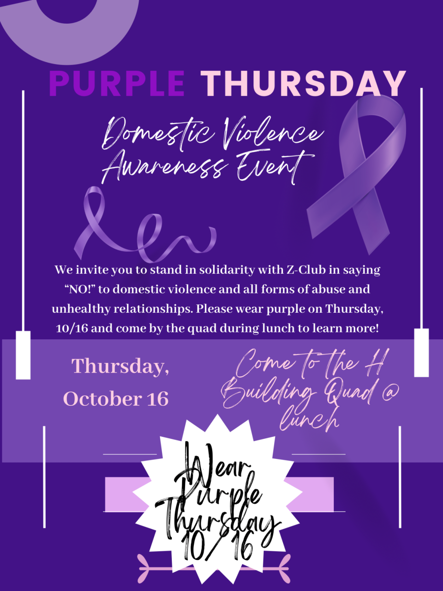Wear Purple for a Purpose This Thursday!