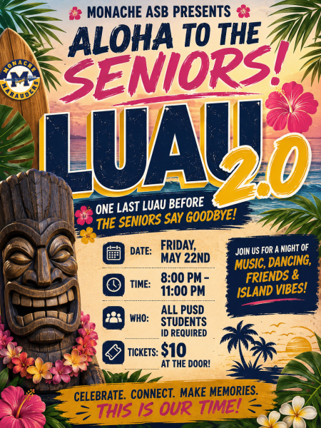 Monache Students Prepare for “Luau 2.0” Senior Celebration