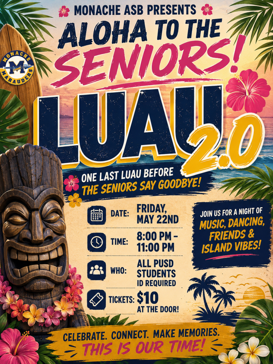 Monache Students Prepare for “Luau 2.0” Senior Celebration